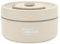 Thermo Alimentaire, Récipient à Soupe Double Couche en Acier Inoxydable 304, Portable, Forme Ronde, Pot de Nourriture Isolé, Boîte à Bento à Large Ouverture 420 ML(Passe au Micro-Ondes-Beige)