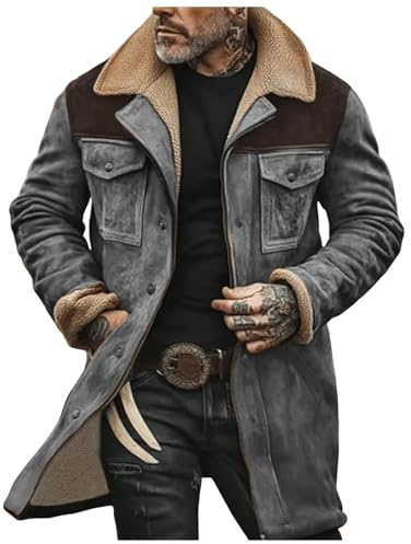 Veste Homme Hiver Parka Homme Hiver Capuche Mi Saison Manteaux Ski Cardigan Tactique Cachemire Grande Taille Blouson Matelassée Militaire Molleton Black Friday 2025 Kleidung 14#Gris M