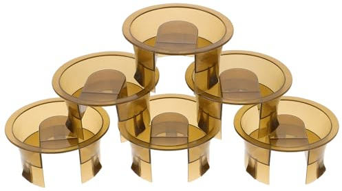 Sewroro Set 6 Coperchi per Brocche in Plastica Resistente Tappo di Ricambio per Bottiglie D’Acqua Accessori per Caraffe Vetro Adatti per Uso Domestico Ufficio e Picnic