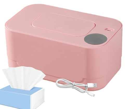 Scaldatore per Salviette Umide - Capacità Elevata Riscaldamento Uniforme Neonato - Riscaldatore Salviettine Umidificate - per Auto Casa Camera da Viaggio ed Esterno