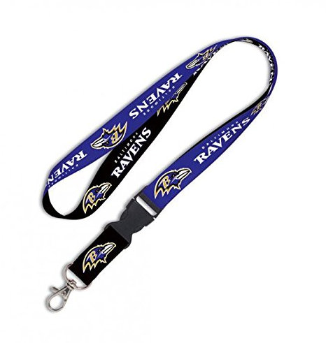 Wincraft NFL Schlüsselband Lanyard 2,50 cm breit Baltimore Ravens