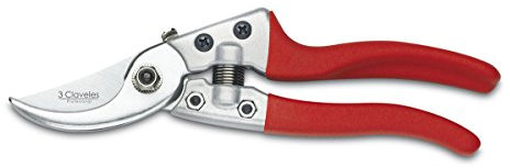 3Claveles 307 - Tijera de podar con cabeza inclinada (aluminio, 21 cm)
