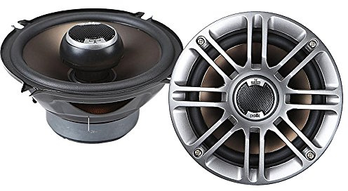 Polk Audio DB521 5.25-Inch Coaxial Speakers (Pair, Silver)