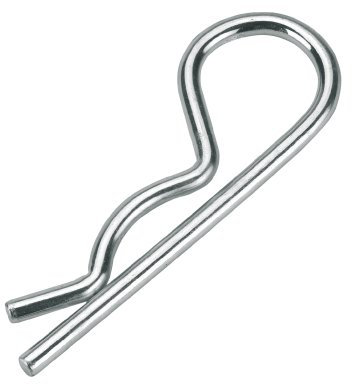 Federstecker / Federsplint 3 mm einfach, verzinkt, 100 Stück