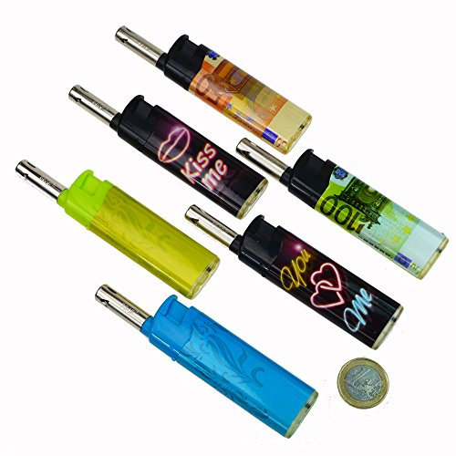 6 X Feuerzeug Kerzenanzünder Stabfeuerzeug Gasanzünder nachfüllbar