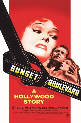 - Sunset Boulevard Vintage Movie Poster - 11x17