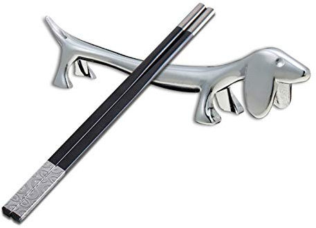 Linsition Messerbänkchen Besteckablage Hund Essstäbchenablage Essstäbchen Bank Ablage Schöner Hund Löffel Gabel Halter Dinner Spoon Ständer Stäbchenbänke Messerbänkchen