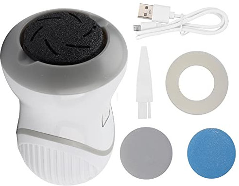 Rimuovi Calli Elettrici per Piedi, Strumenti per Pedicure Ricaricabili Rimuovi Calli Portatili con Aspirapolvere, Rimuove la Pelle Morta, la Pelle Secca e Screpolata Dai Trucioli dei Piedi per il Diso