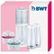BWT Tischwasserfilter AQUAlizer Station | Vorteilspack mit 2 Filterkartuschen und zusätzlicher Glaskaraffe