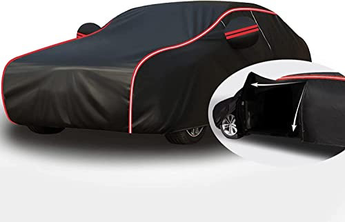 Auto Abdeckplane Für Audi Q3, Autoabdeckung Gegen Hagel, Hagelschutzplane, Autoplane Outdoor, Autogarage Abdeckung, Uv Beständig (Color : D, Size : with Cotton)