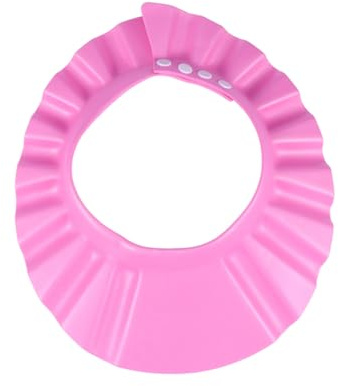 BESPORTBLE Cuffia da Bagno per Bambina Protezione Shampoo e Lavaggio Capelli, Morbida ed Elastica in EVA per Doccia e Rifinitura Capelli
