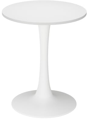 Vicco tavolo da pranzo Carl, Bianco, 60 x 60 cm