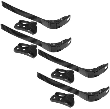 Parliky 4 St Justerbara Inline Roller Skate Strap med Spännen med Ratchet System Reservdel för Rullskridskor och Isblad Snabbjustering och Stötdämpning Vuxna