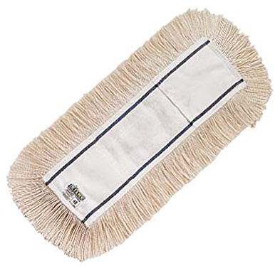 MSV V200740 Master-Scopa a frange, sostituisce, in cotone, colore: bianco, dimensioni: 40 cm x 12 cm x 1 cm