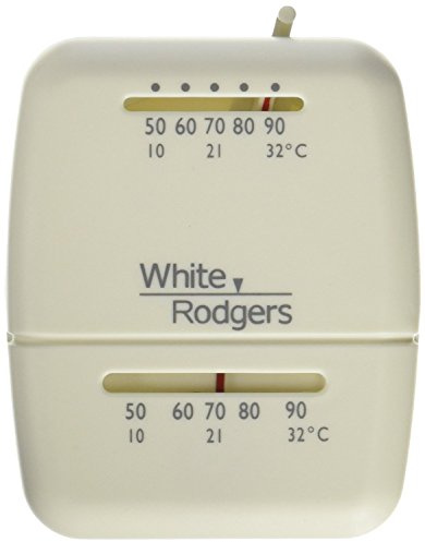 Emerson Thermostats 1C21-101 Mechanical Cool Only Thermostat, White