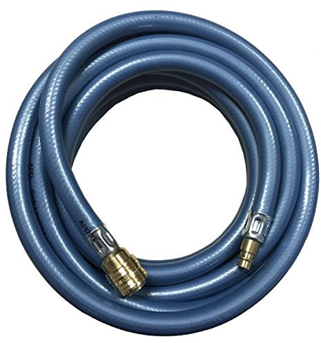 Druckluftschlauch hochflexibel, super soft, extrem weich, 10 Meter komplett mit Kupplung und Stecknippel
