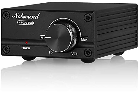 Nobsound Subwoofer Amplifier - 100W Mono Channel Digital Class D Power Amp with Power Supply for Passive Speakers and Subwoofers