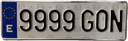 Gonplac Matrícula Metálica Coche Homologada Alfa 34 x 11 CM