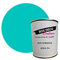 BOX DECO COULEURS Peinture bois intérieur extérieur à base d'acrylique aspect velours-satin Aqua Bois - 750ml, Bleu Turquoise