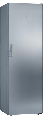 Balay - Congelador vertical, Libre Instalación, 60 cm. de ancho, 1 Puerta, NoFrost, Cubitera integrada, Acero, 3GFE568XE