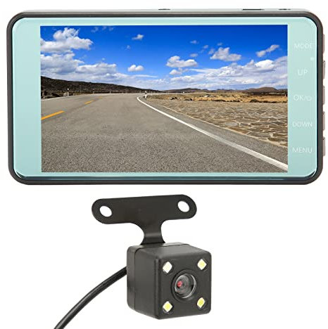 4 Zoll Armaturenbrettkamera mit G Sensor, 170 ° Breiter Betrachtungswinkel, 6 Lagige Sphärische Glas Ov Nachtsichtbrille, Macht Ihr Fahren Sicherer(X96)