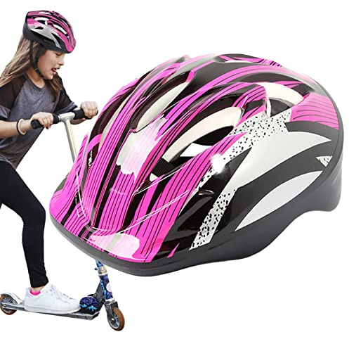 Casque Multi-Sports Enfant - Respirant et Ajustable pour Vélo, Scooter, VTT, Montagne, Longboard, Skateboard Outdoor