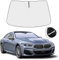 Beurseaf Pare-Soleil Voiture,Pare-Brise de Voiture,Protection UV Voiture,2025 Pliable Parasol réfléchissant avec Protection UV pour Pare-Brise Voiture (M)
