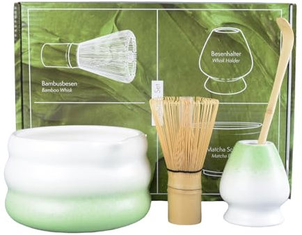 Matcha Tea Set, Matcha Whisk Set, Household Matcha Tea Making Tools with Matcha Bowl