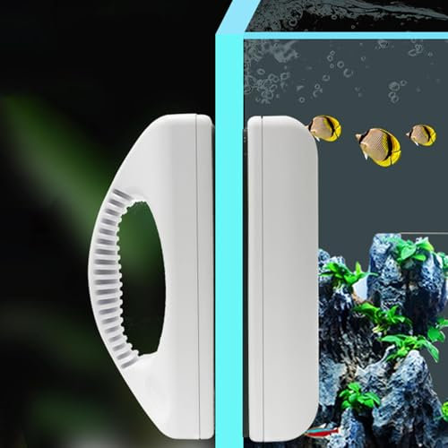 Tankskrubbare alger rengöringsborste, akvarium magnetisk glas rengöringsborste, flytande akvarieskrubbare rengöringsverktyg, magnet akvarierrengörare alger skrubbare