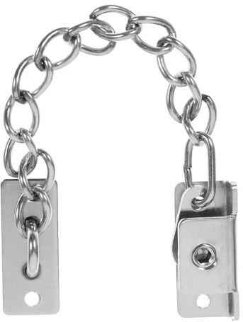 TOBBOMEY Cerradura Cadena Para Puerta Interior Acero Inoxidable Seguridad Ajustable Antirrobo Para Hogar Apartamento Oficina