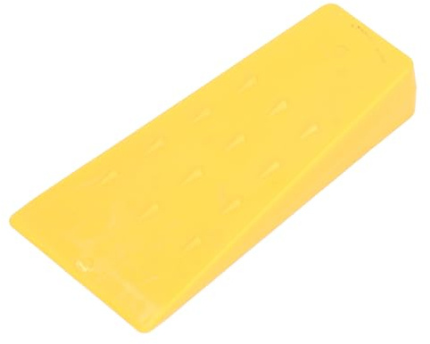 Gucagle Coin d'abattage Cale d'abattage d'arbre 5,5 Pouces Outil de fendage de Bois résistant aux Chocs élevés pour l'exploitation forestière de Jardin Matériau ABS léger (Jaune)