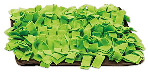 Schnüffelwiese für Hunde - Schnüffelteppich Halmlänge ca. 7 cm - Größe 50 x 50 cm Schnüffelstunde