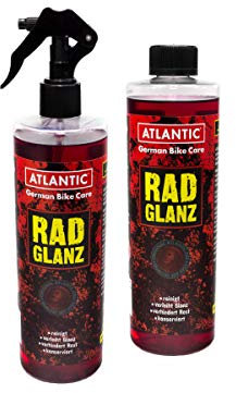 Atlantic Radglanz Sprühflasche + Nachfüllflasche für Lack- und Metallteile