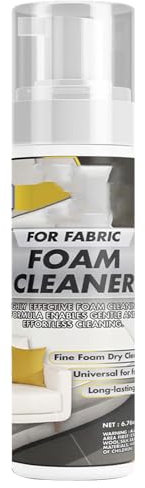 Sofa Dry Cleaning Foam,Fabric Sofa Cleaning Foam,Fabric Dry Cleaning Foam Sprayer,Carpet Dry Cleaning Foam,Dry Cleaning Agent for Fabric Sofa,No Wash Fabric Sofa Cleaner,200ml