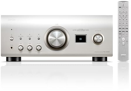 Denon PMA-3000NE Integrated Amplifier (80W x 2-Ch), Home Stereo Amp, Silver