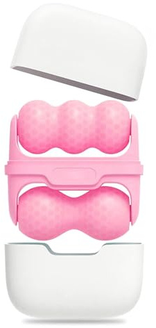 SCJJZ rullo di ghiaccio per il viso, Ice Roller, ice roller viso,Eye Ice Massage Bellezza del viso Cura della pelle per Restringe i pori, migliora l'elasticità della pelle(rosa)