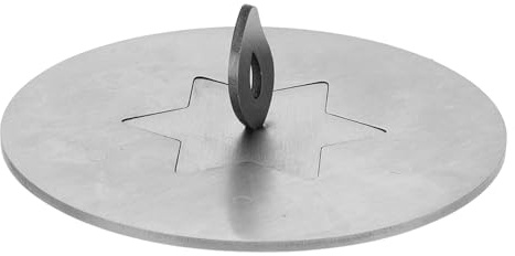 jojofuny Éteignoir à Bougies en Acier Inoxydable Grand Modèle Hexagonal, Coupe-Vent Anti-Souffle, Outil pour Éteindre la Flamme, Accessoire pour Bougies Parfumées et Chauffe-Plat, Usage