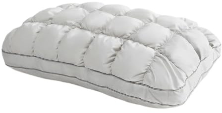 Puffig sittkudde Ergonomisk Ländryggs- Och Nackdyna | Kylande marshmallowkudde För Nattsömn, Tupplur På Eftermiddagen, Tv-Tittande, Sovrum, Sovsal, Hotell, Stol, I Bilen, På