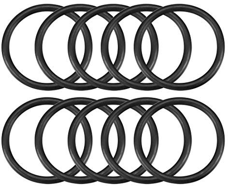sourcing map 10 Stück Nitrilkautschuk O Ringe Metrische Dichtung 55mm Außendurchm. 45mm Innendurchm. 5mm Breite