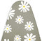 Encasa XO Ironing Board Covers and pad 125x39 cm- Thick 3mm Felt Padding, Drawstring Tightening & Lock, Heat Reflective, Scorch & Stain Resistant, for Large Ironing Board - Daisy Grey