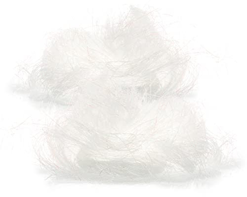 COM-FOUR® 40g premium angel hair, fine white tinsel for Advent wreaths