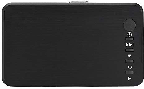 Lettore multimediale HDMI,lettore multimediale video HD 1080P100M,uscita riconoscimento automatico,supporto di tutti i formati HD,porta di uscita ricca,per unità USB/disco rigido/SD ecc.(Spina UE)