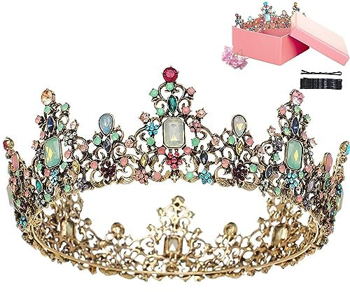 Tiara Kristallkrone für Bridal, Prinzessin Diadem Hochzeit Tiara Crown für Hochzeit Abschlussbälle Proms Festzüge Parties Geburtstag