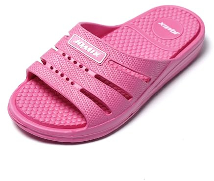 JOMIX Ciabatte Donna Estive Comode Ciabatte Mare Donna Pantofole Gomma Morbida Casa Piscina Spiaggia Bagno SD8069 (Fuxia, 37)