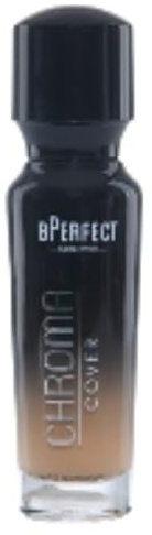 BPerfect Chroma Cover Matte Foundation - Weightless Full Coverage Base with Hyaluronic Acid & Vitamin E - Soft Matte Finish - Shade 22 - W9 Medium-Deep Olive