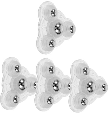 CHILDWEET 4piezas Ruedas Autoadhesivas Pequeñas Ruedas Adhesivas Para Cajas De Almacenamiento Giratorias Suaves Para Cubos De Basura