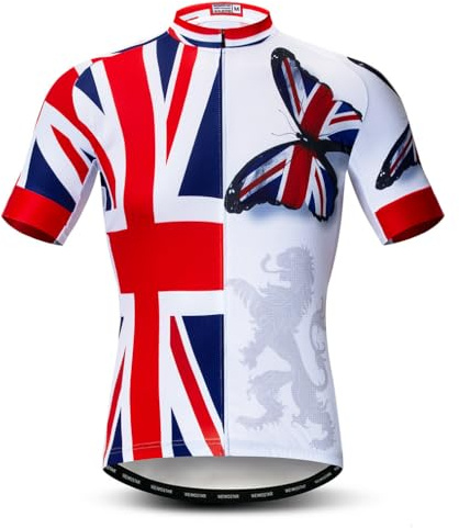 Maglia da Ciclismo da Uomo PSPORT per Mountain Bike, Top Estivo per Bici da Strada, Respirabile, Abbigliamento da Ciclismo Professionale, L