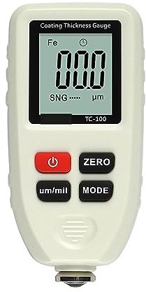Medidor de profundidad de pintura, Medidor de espesor TC100, medidor de espesor de película de pintura for coche, medidor de FE/NFE, dos instrumentos manuales de pintura automotriz,Medidor de profund