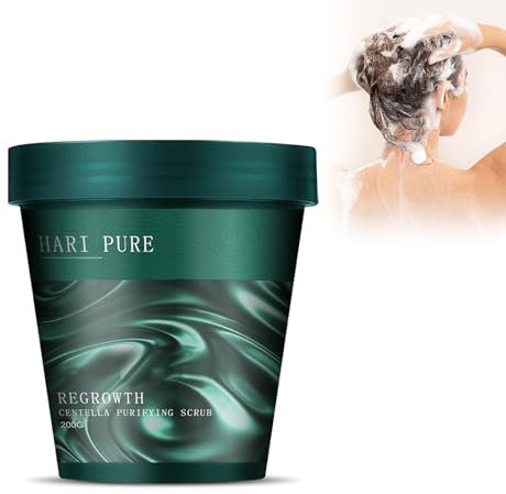 Centella Purifying Scalp Scrub Leggero Nutrimento Delicato Scalp Exfoliating Shampoo Scrub per il cuoio capelluto Esfoliante Delicato Antiforfora, Nutriente e Levigante