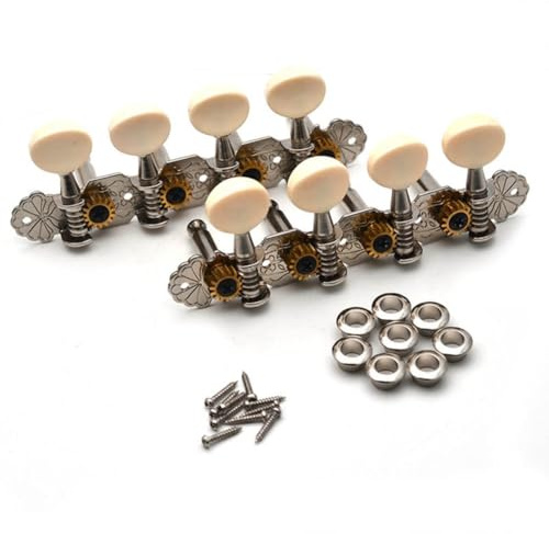 Xuzxinze Professional Mandolin 8-String Tuners - Right & Left Hand Tuning Pegs Machine Heads Set
